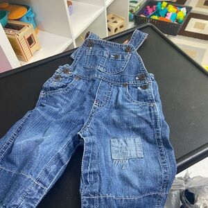 Infant boy Blue Denim Overalls